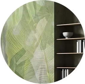 green leaf wallpaper